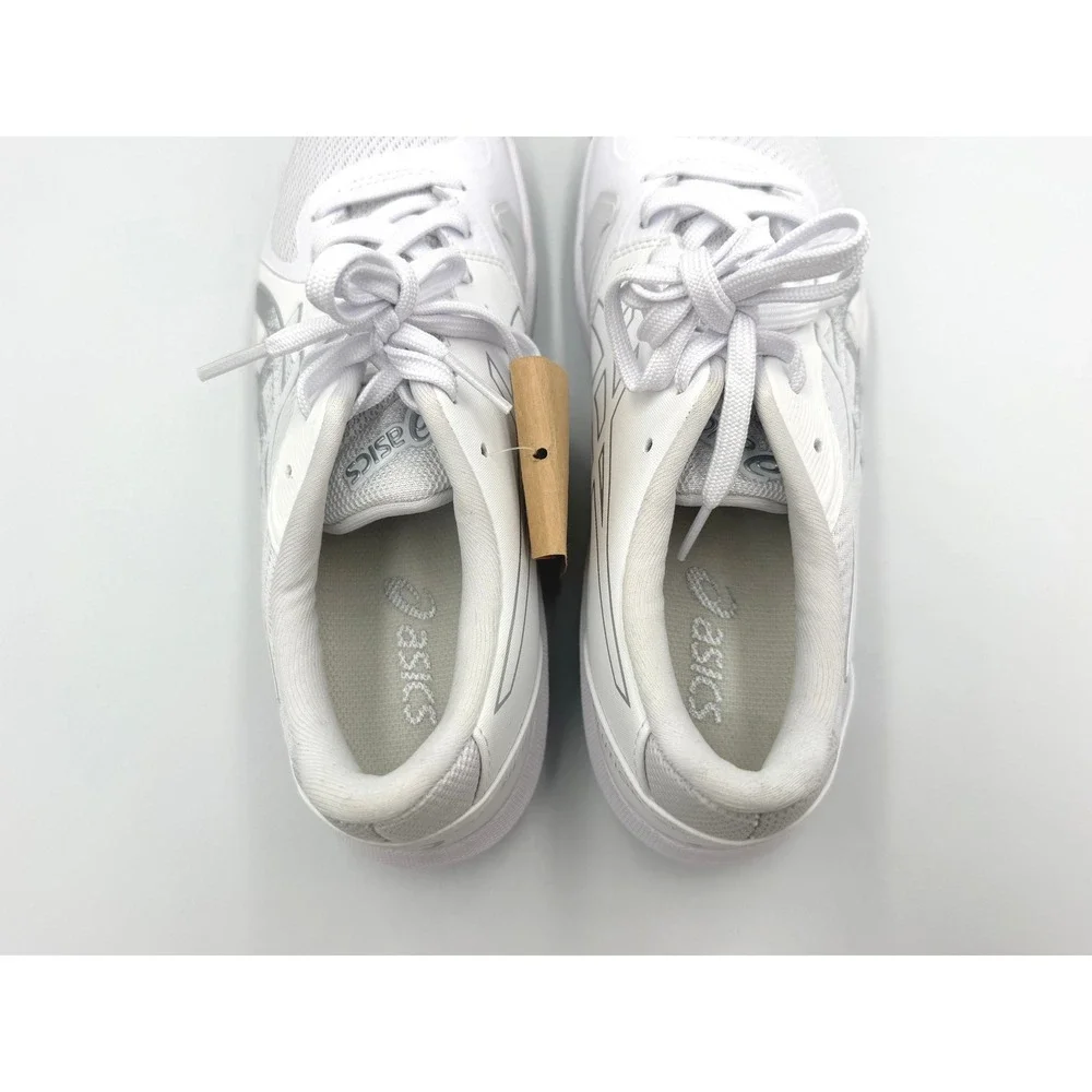 ASICS Solution Swift FF Womens 9.5 Tennis Shoes White Silver 1042A265